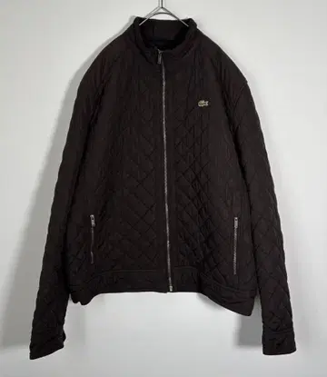 LACOSTE 라코스테 퀼팅 자켓 자수 로고