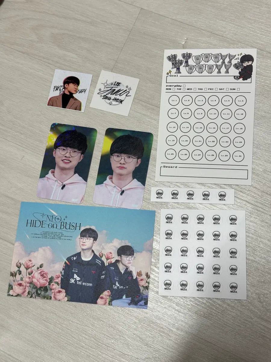 페이커 10주년 굿즈
