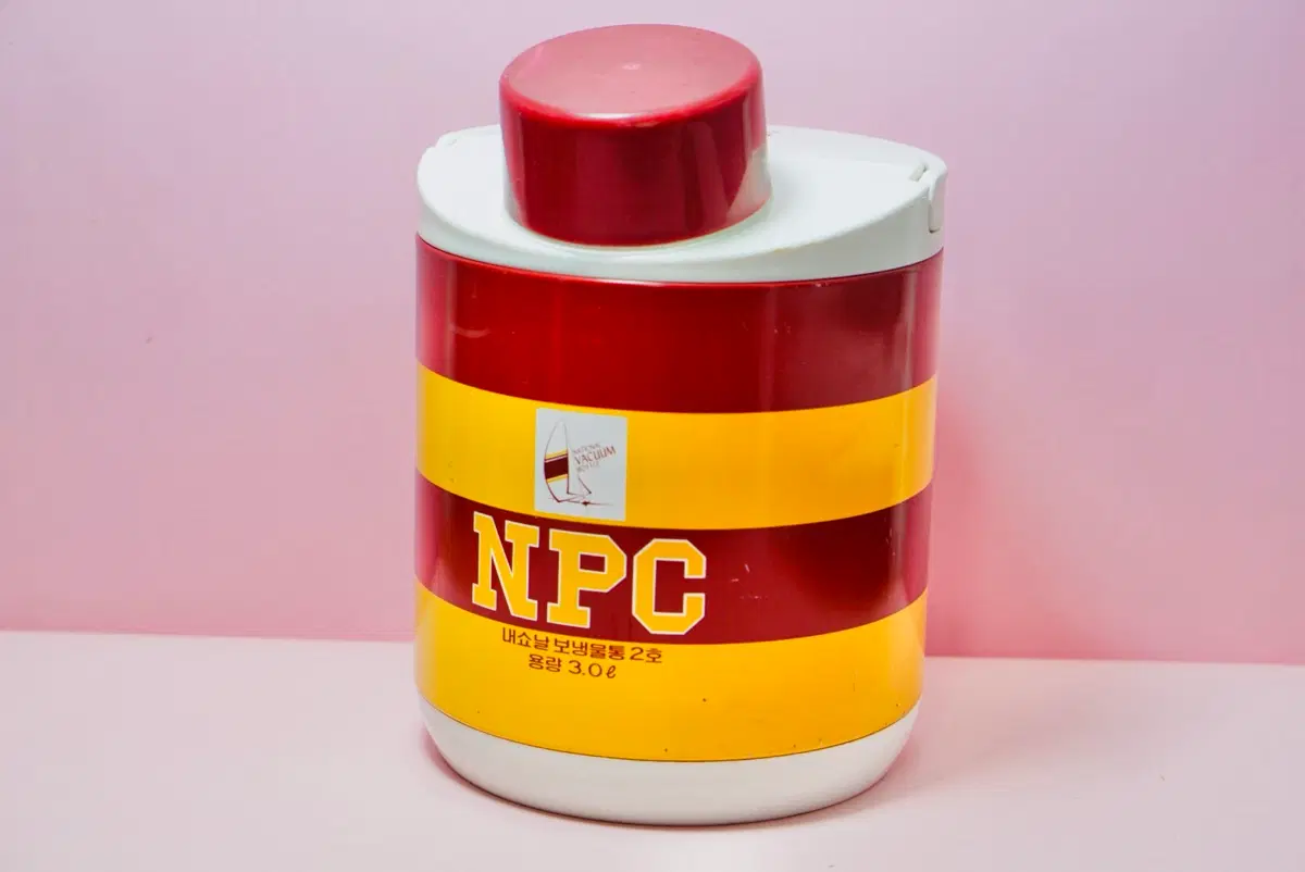 NPC 내쇼날 보냉물통 3.0L 코카콜라 홍보용 근대사 레트로 빈티지