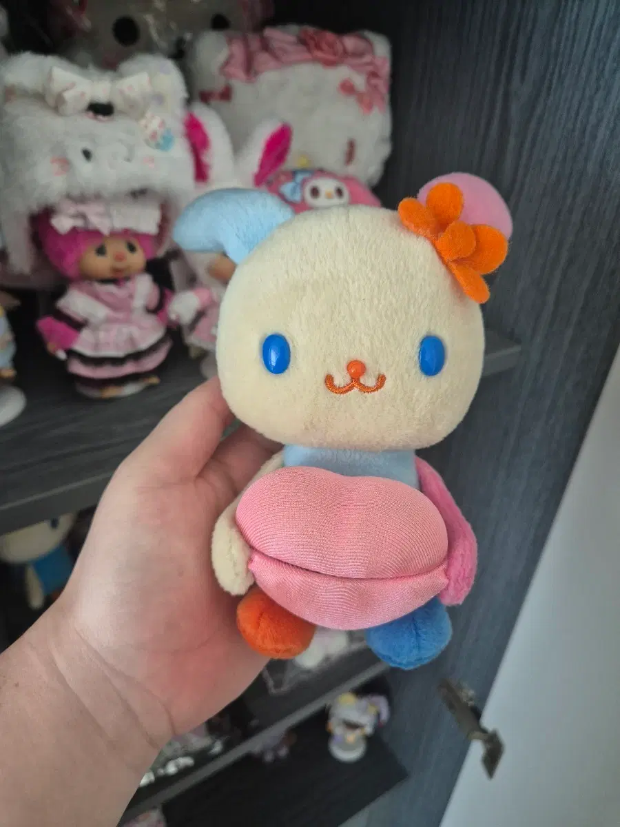 고전 하트 보관함 우사하나 인형(택포 9)