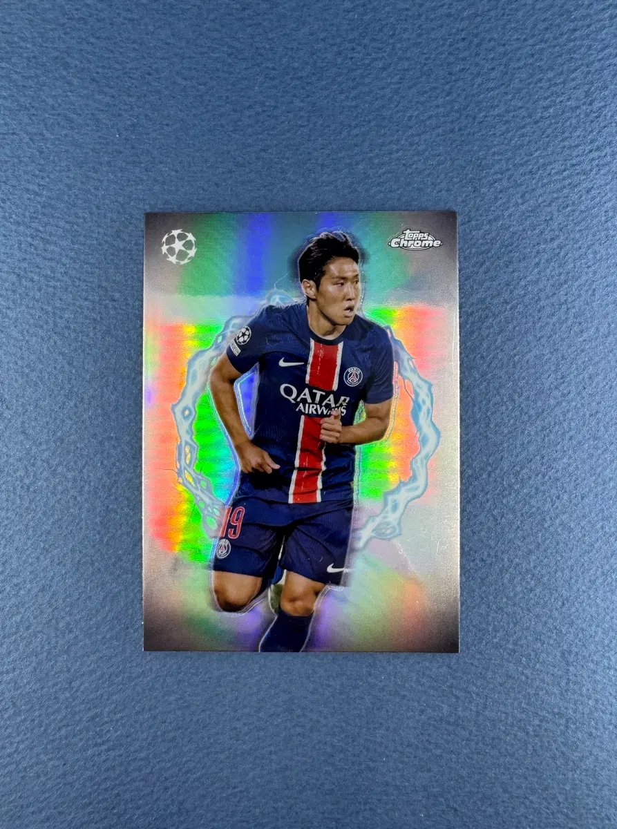 2024-25 Topps Chrome UEFA Champions League 이강인 Circle of Power