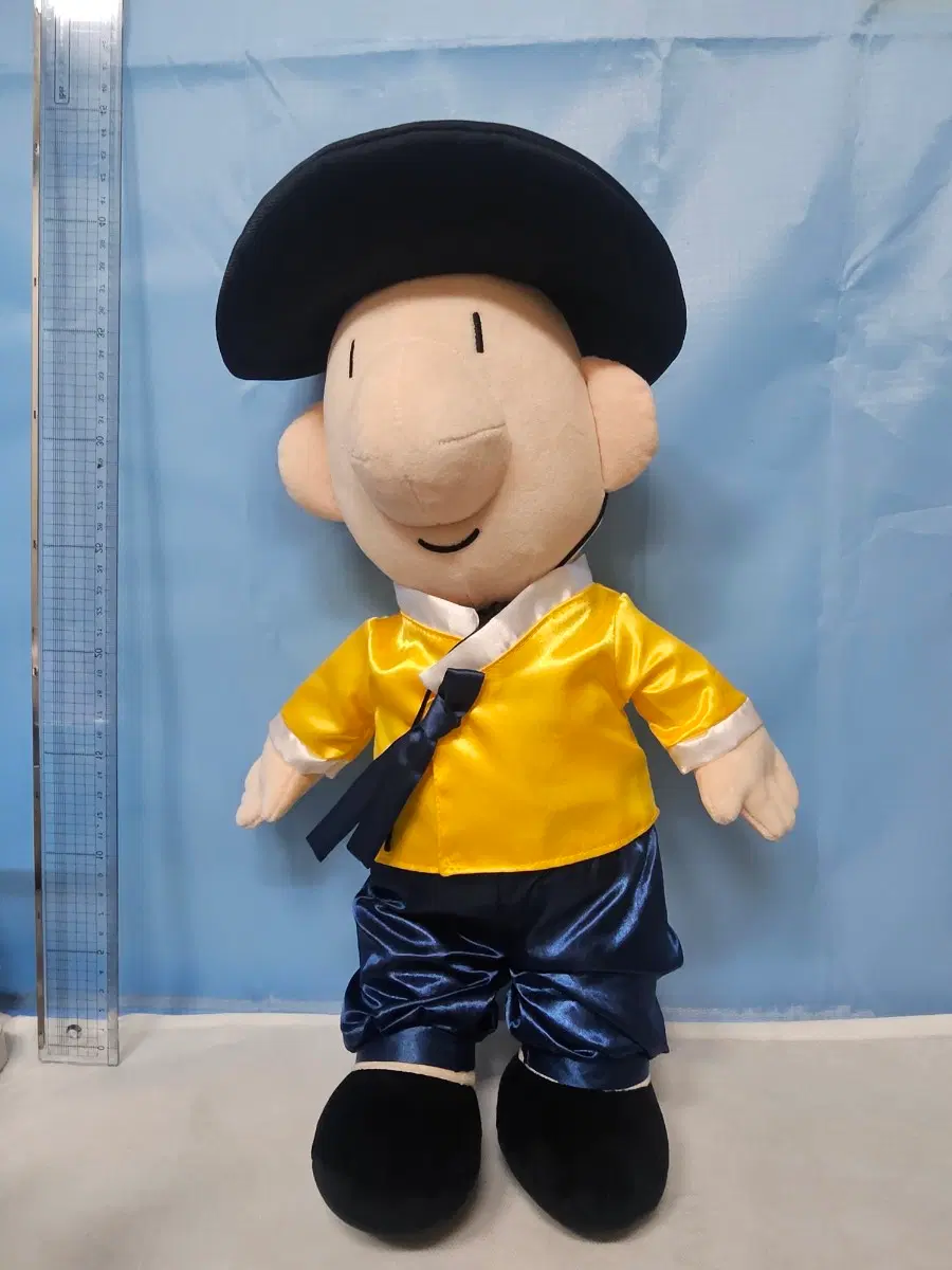 패트와 매트 한복 인형 40cm Pat&Mat 정품 레드 옐로우 2color 새상품