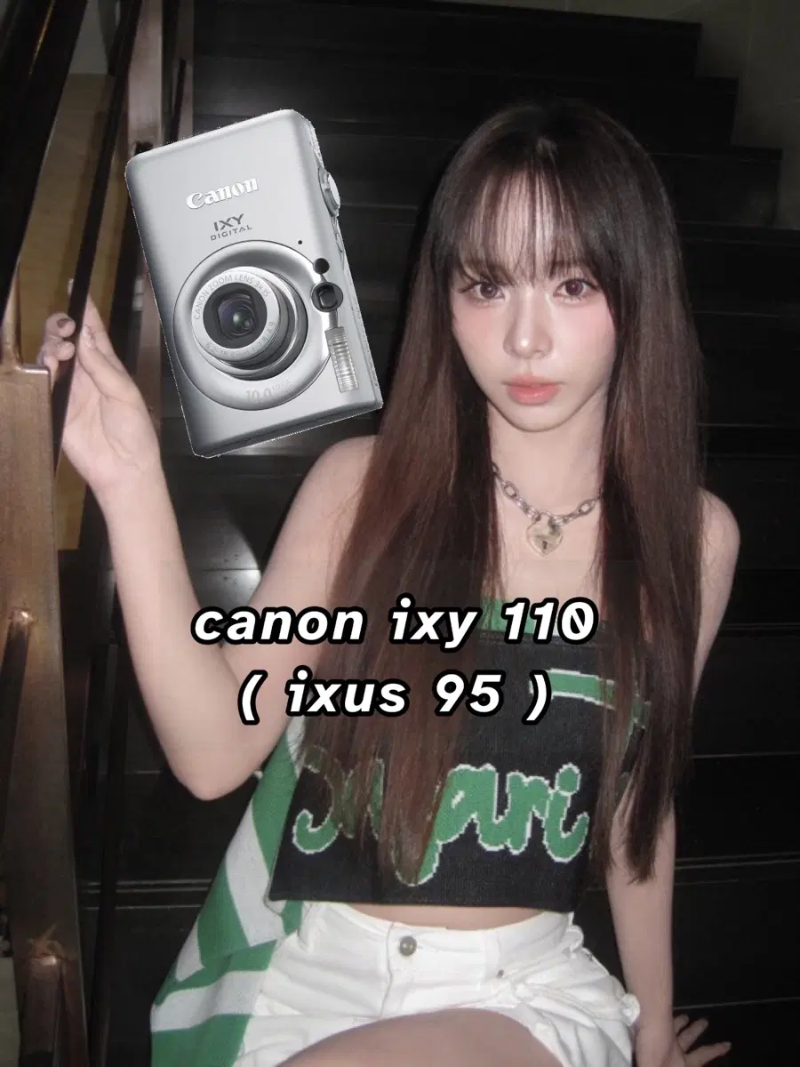 극미품) canon ixus 95 is ( ixy 110 is ) 실버 익서스 95 / 익시 110