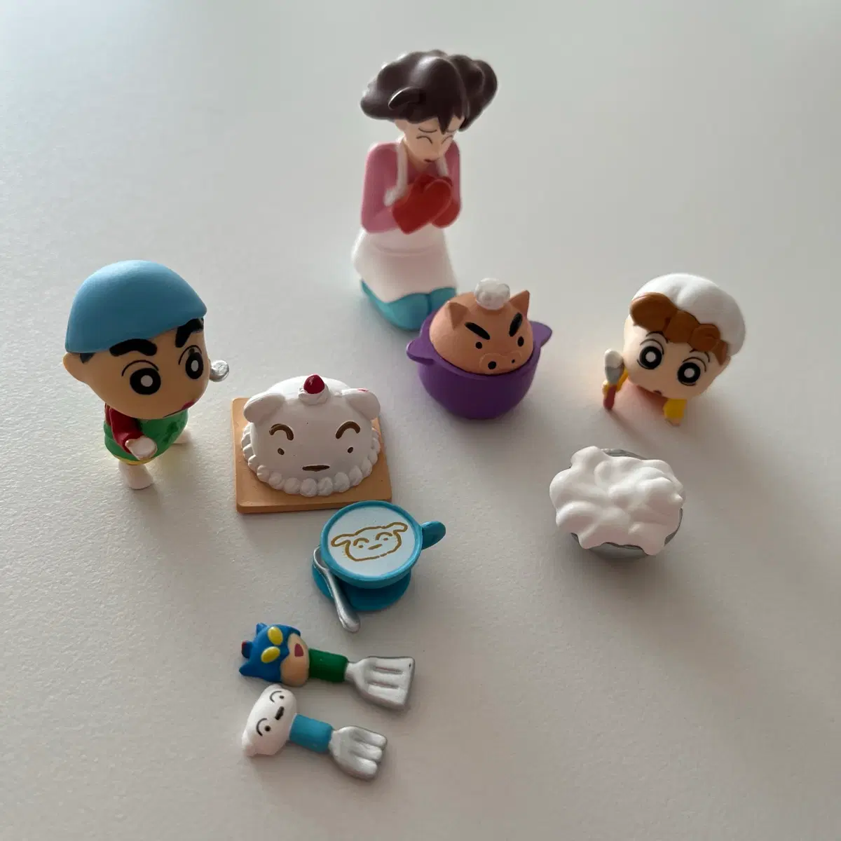 짱구 요리가챠 풀세트