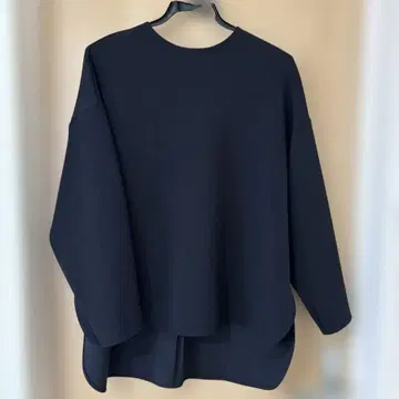 YORT 백 지퍼 긴팔 티셔츠 블랙 9호