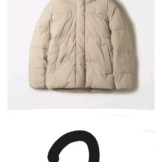 스파오 후드 푸퍼