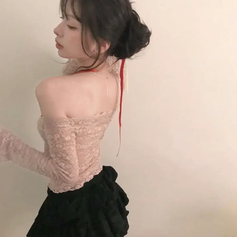 클라우드이모션 발레코어 엔틱 레이스 오프탑