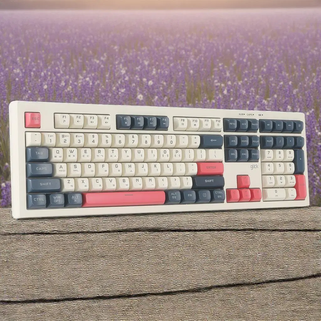지클릭커 오피스프로 사일런스 M RGB 무소음 무선 블루투스 키보드