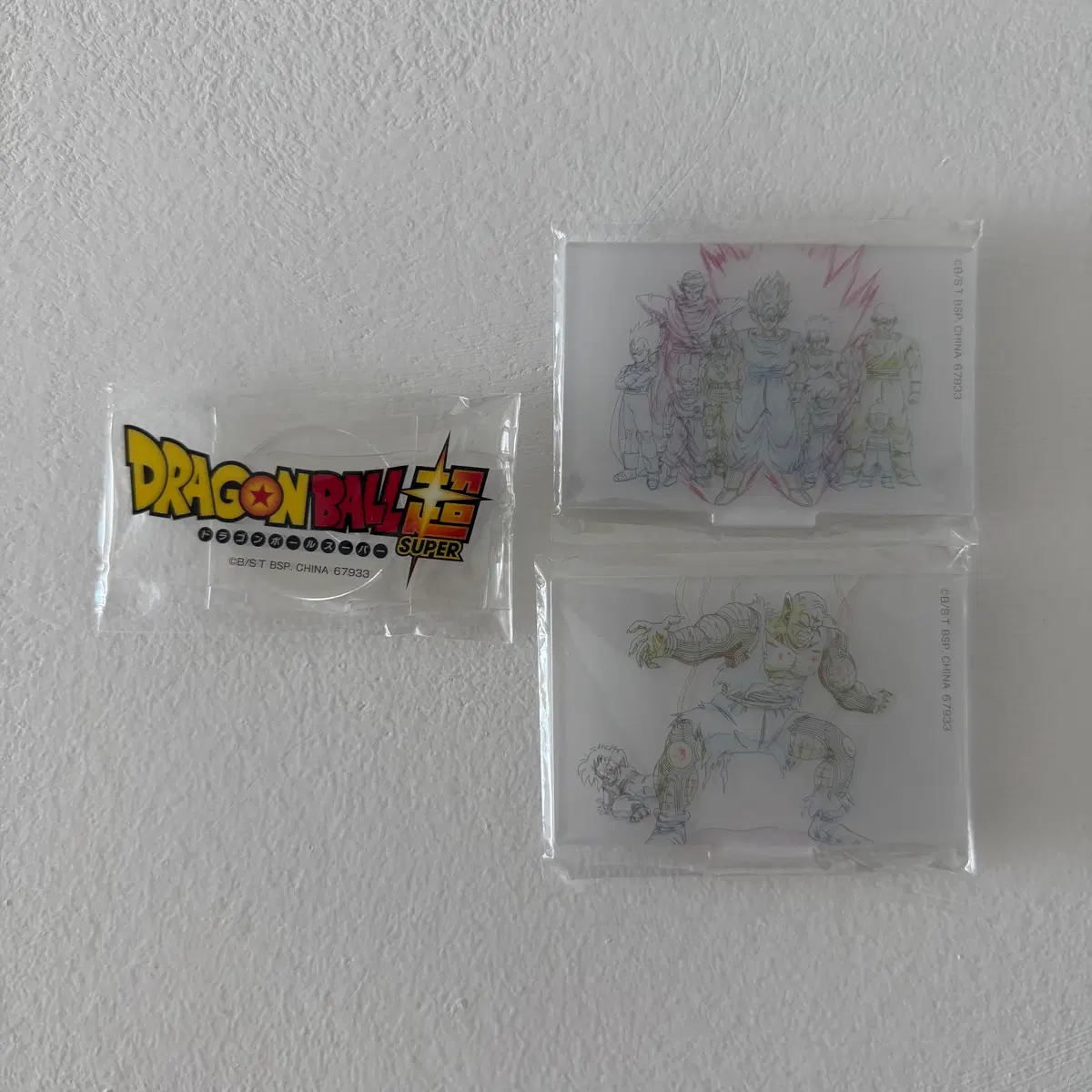 드래곤볼 슈퍼 아크릴 스탠드 3종
