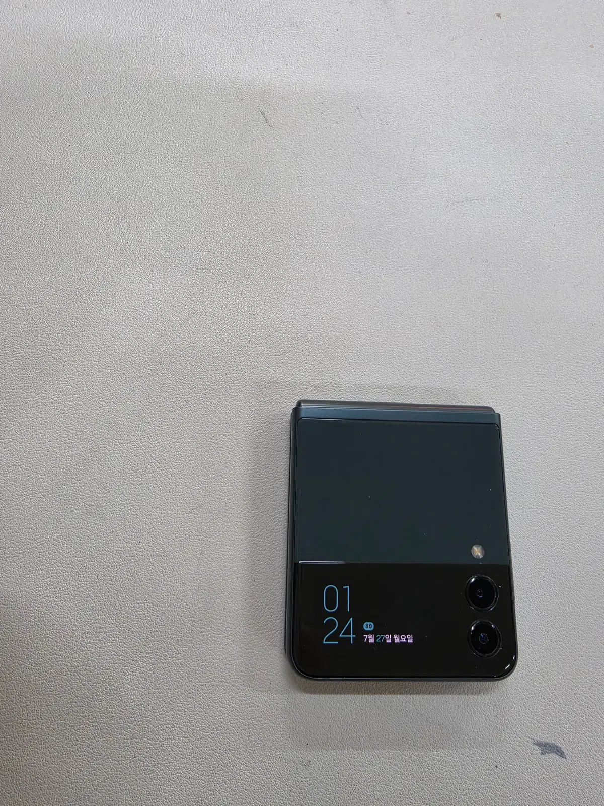 갤럭시 Z플립3 그린 무잔상 정상공기기 중고폰