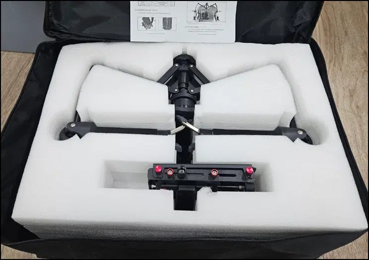 [중고] 엔픽처(N-PICTURE) WD-Z 카메라 양손 스태빌라이저 풀세트 (가방 포함)