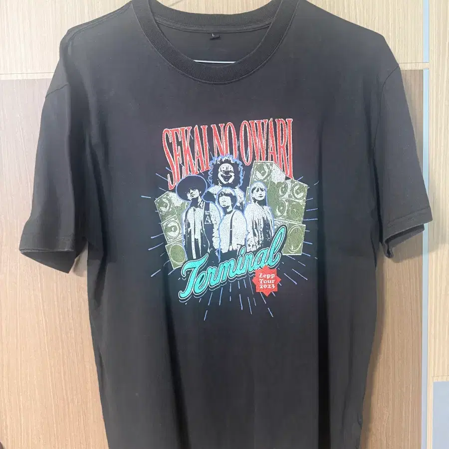 세카이노오와리 터미널 콘서트 티셔츠 SEKAINOOWARI