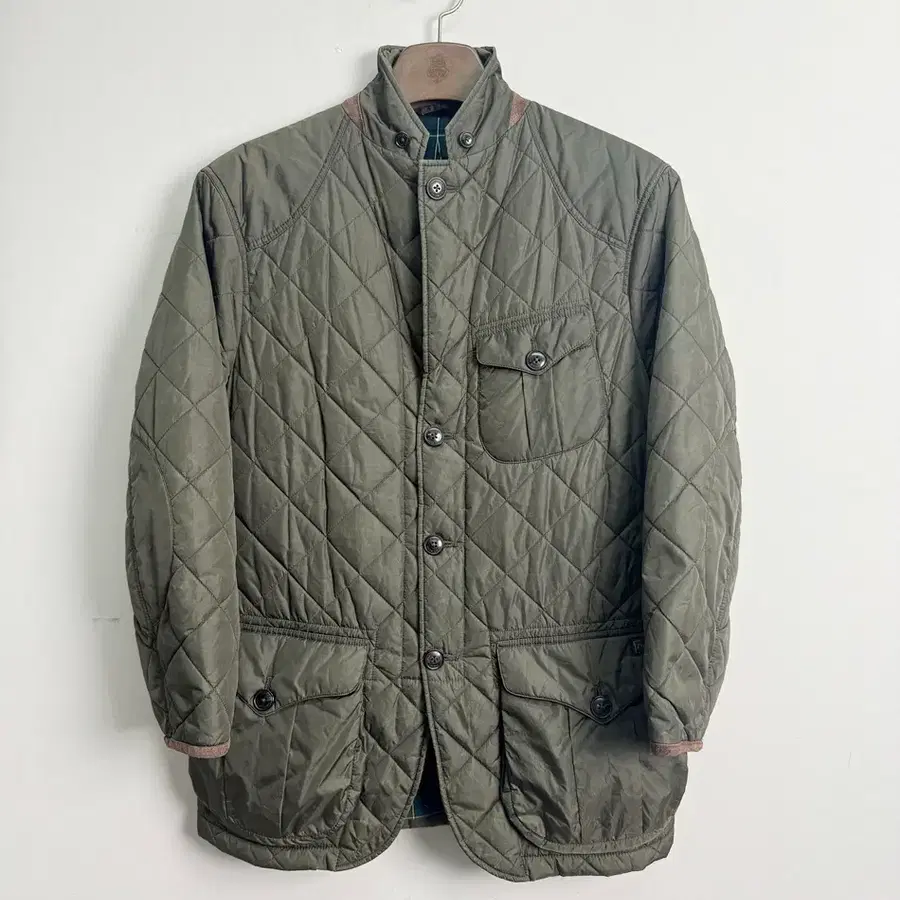 폴로 랄프로렌 (Polo Ralph Lauren) 타탄 체크 안감 퀼팅 자켓 (표기 M / 남성 100 추천)