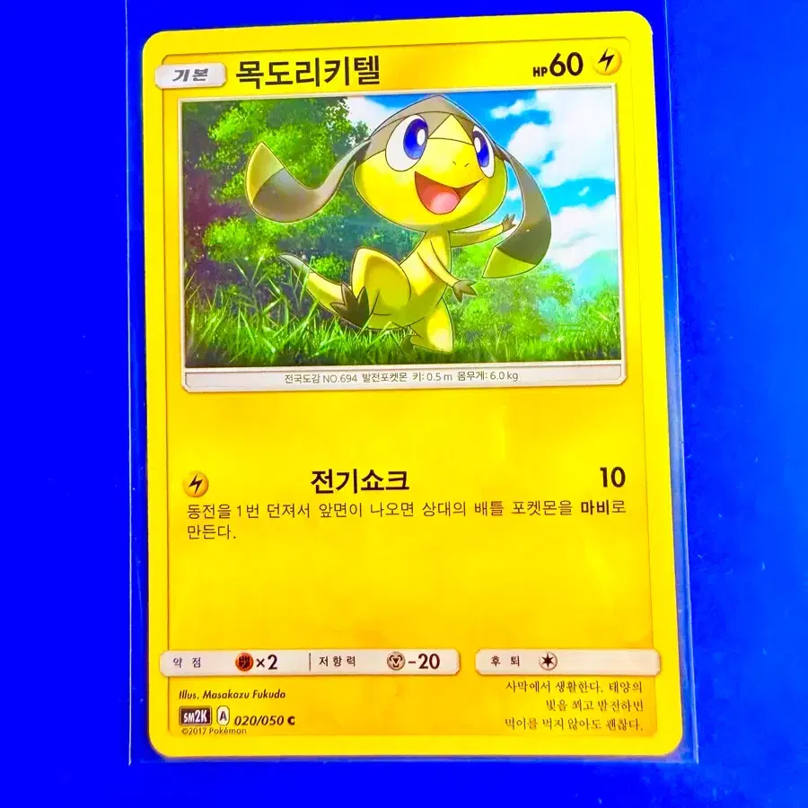 포켓몬카드 2017년 고대카드 목도리키텔 카드