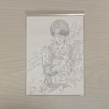 진격의 거인 영화 특전 리바이 MAPPA 신작 일러스트 비주얼 카드