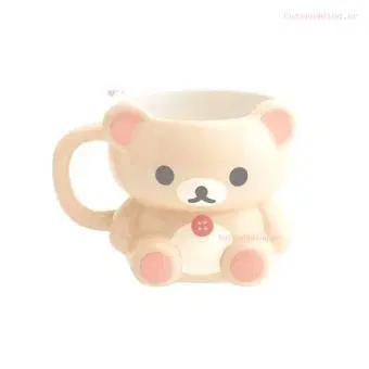 코리락쿠마 메이크업 테마 머그컵 리락쿠마 컵