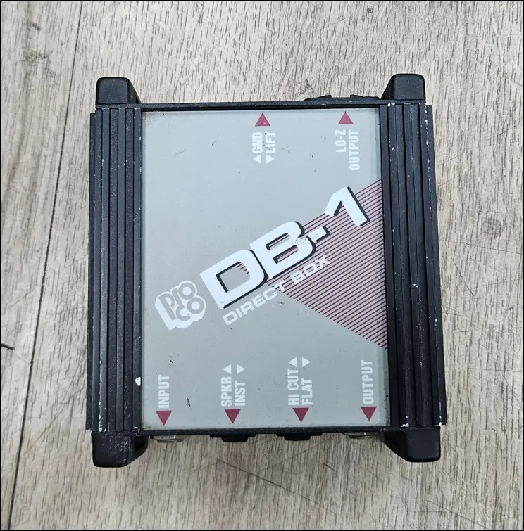 [중고] 프로코(ProCo) DB-1 패시브 DI 박스