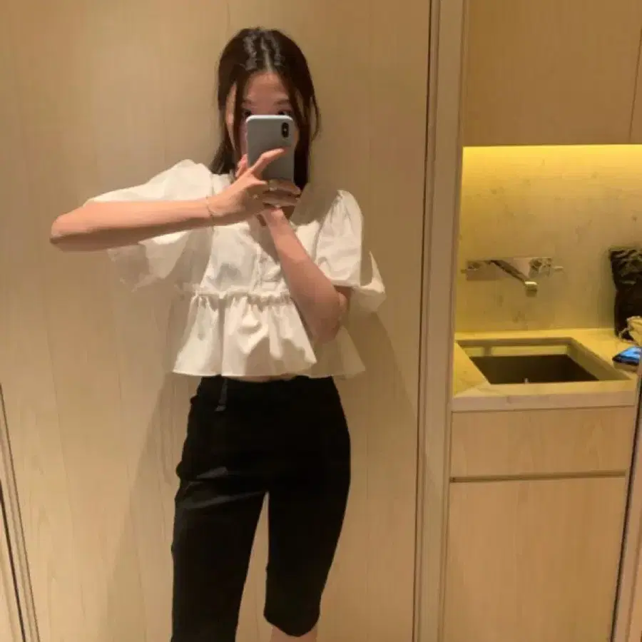 포스터 카프리팬츠 s