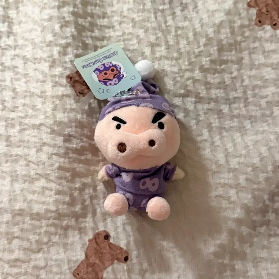 (새상품) 짱구 부리부리 자에몽 파자마 잠옷 키링 인형