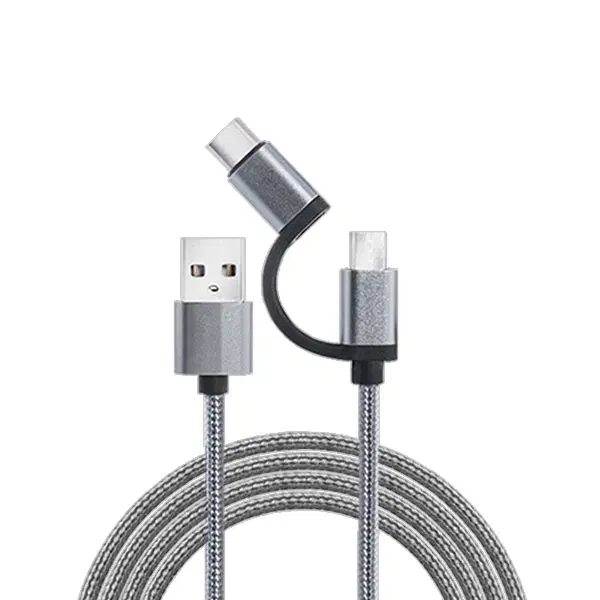 (C타입/5핀) 2IN1 USB 멀티 케이블 1M