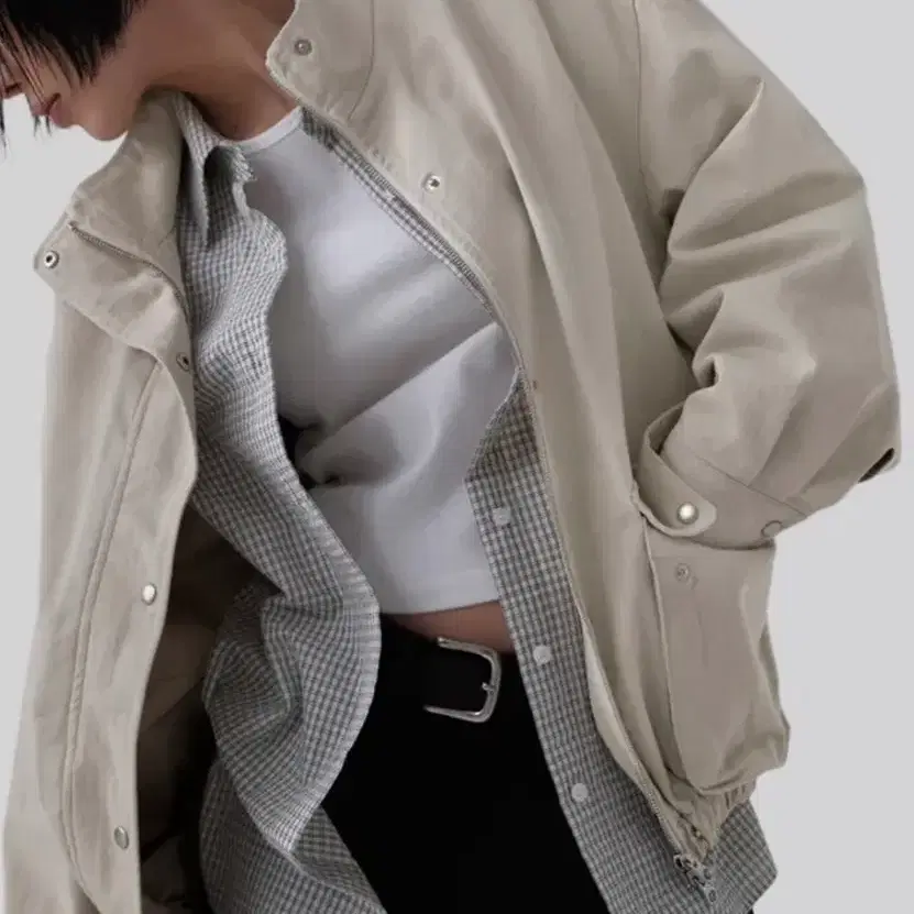 어텀 트윌리자켓 / 베이지자켓
