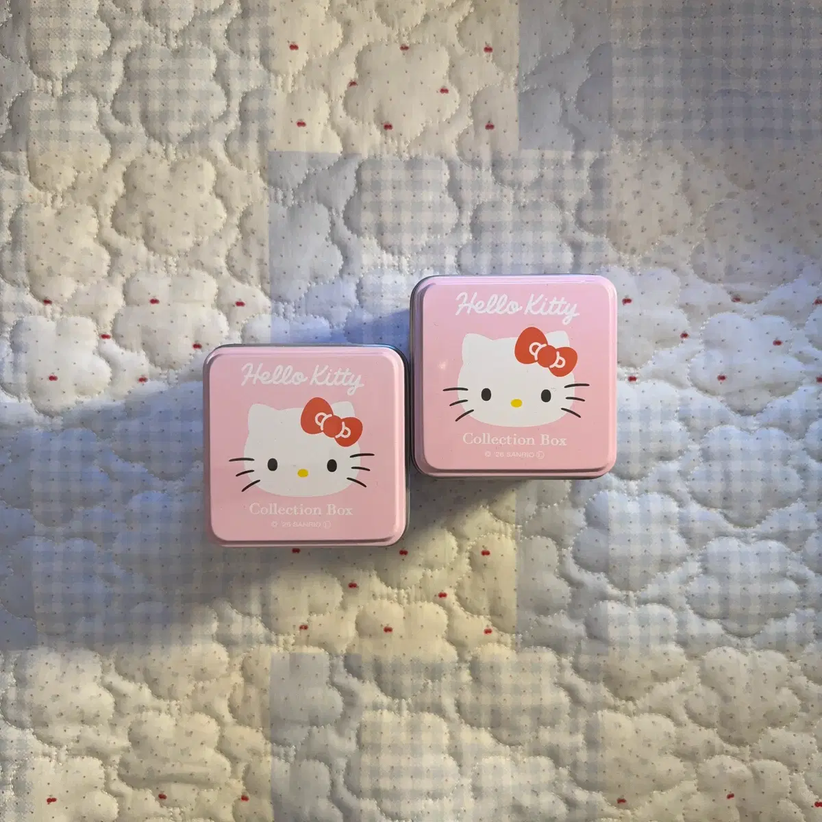 헬로키티 컬렉션 랜덤 피규어 틴케이스
