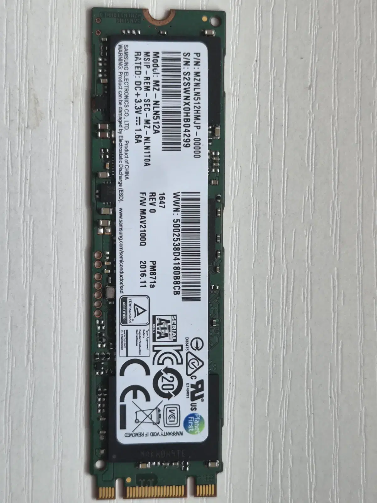 삼성 512GB, 노트북용 램 16G