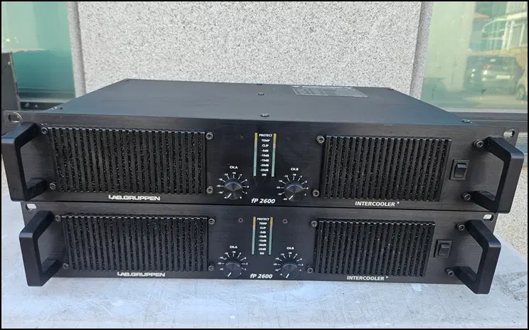 [중고] 랩그루펜(Lab.gruppen) fp 2600 2채널 파워앰프
