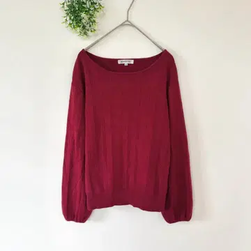 내추럴 뷰티 베이직 [M] 고급 쿨 가을 컬러 부드러운 리브 니트