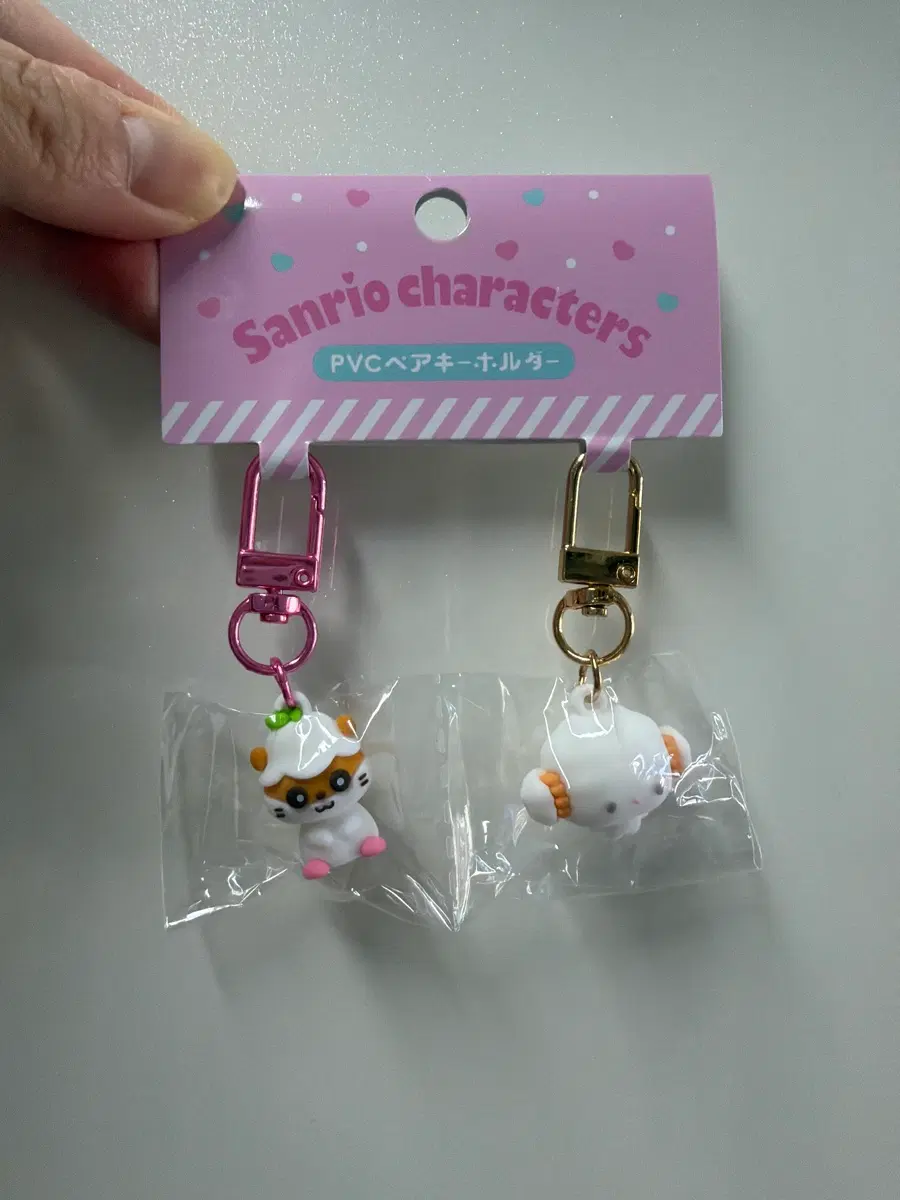산리오 PVC 페어 키링