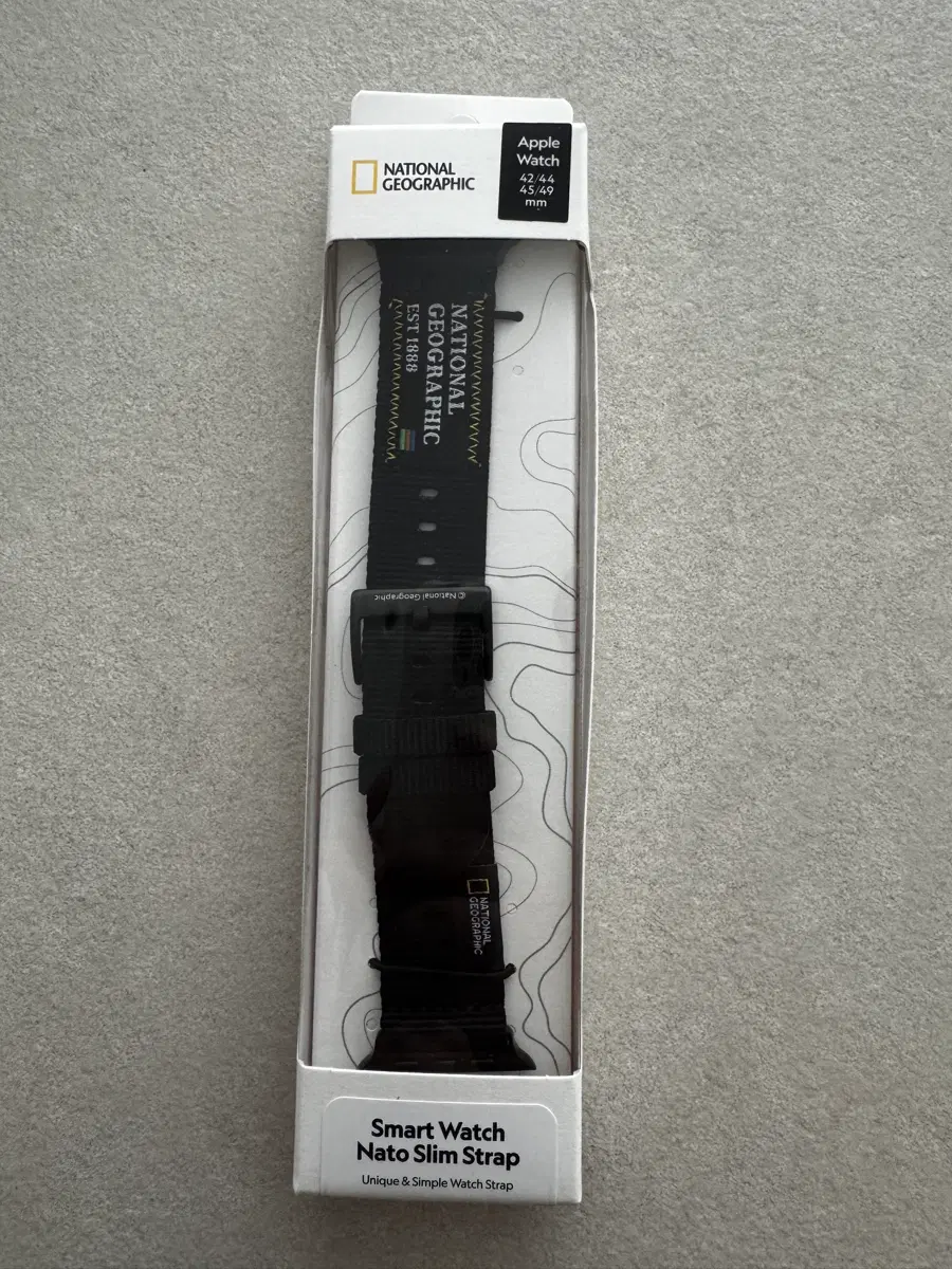내셔널 지오그래픽 애플워치 나토 슬림 스트랩 42/44/45/49mm