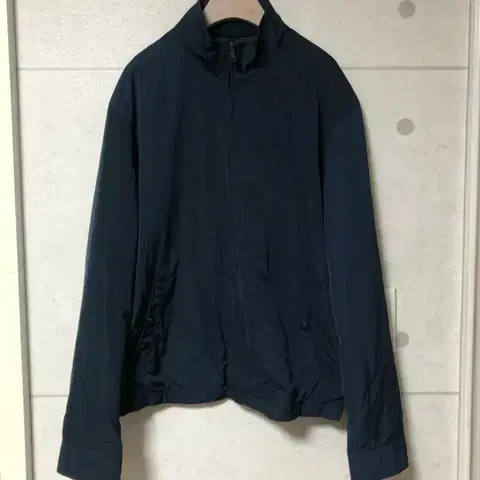 폴로 20년 랄프로렌 남성 네이비 점퍼 자켓 바람막이 안감체크 패딩 경량