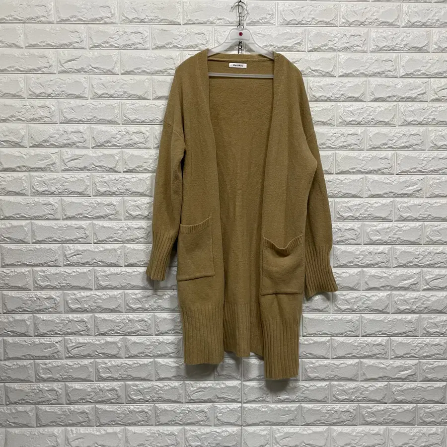 @801) 롱 니트가디건