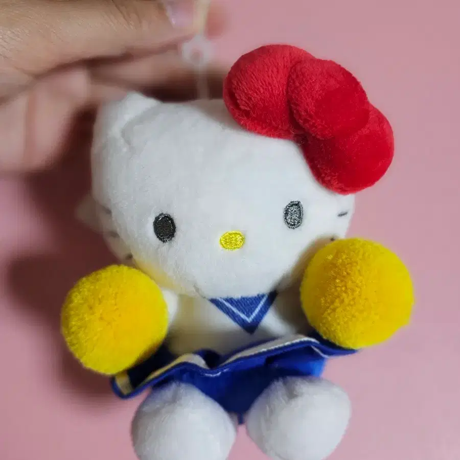 산리오 헬로키티 치어리더 인형 키링