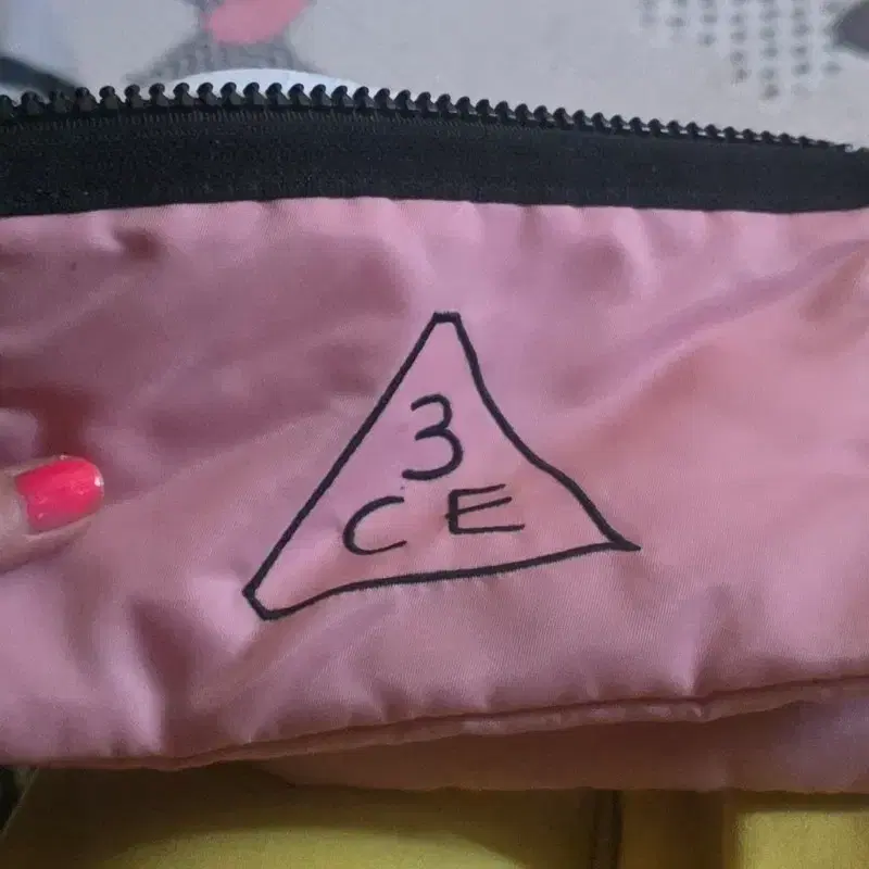 3CE 파우치 핑크.핫핑크