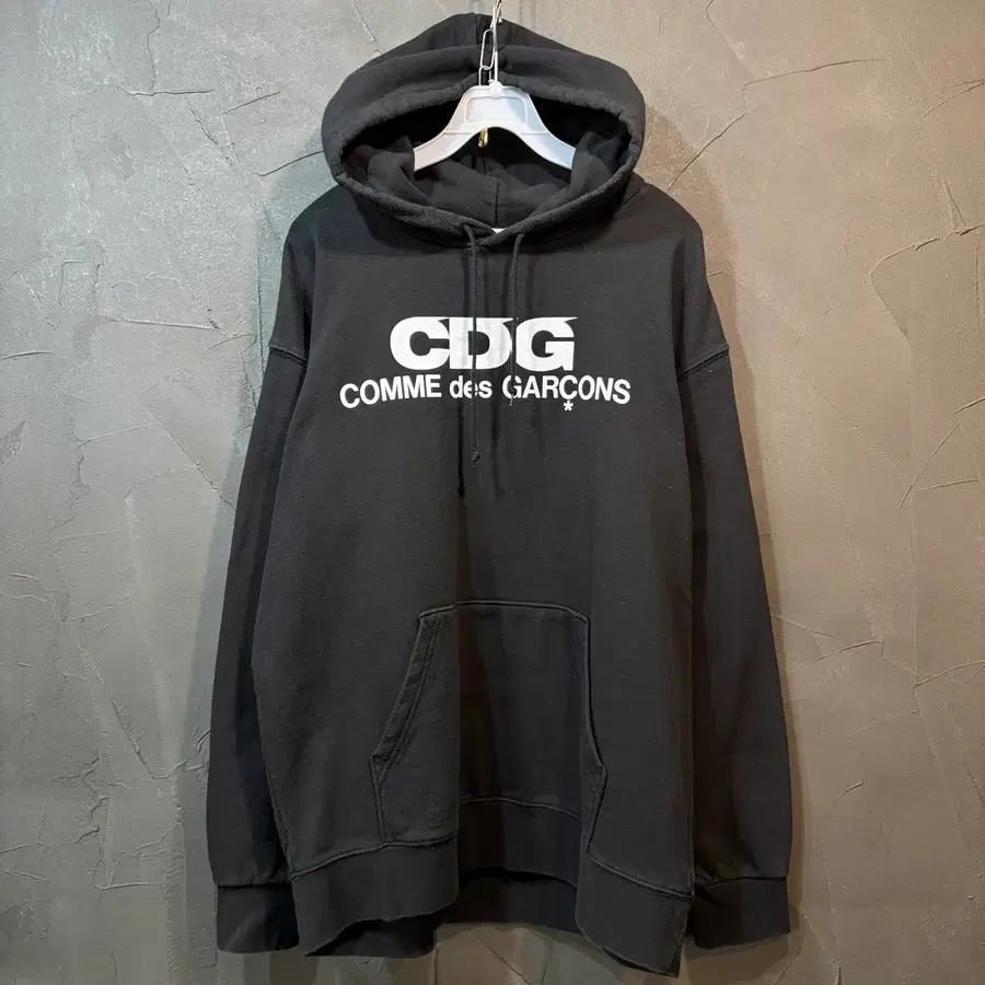 [2XL] 꼼데가르송 CDG 블랙 후드