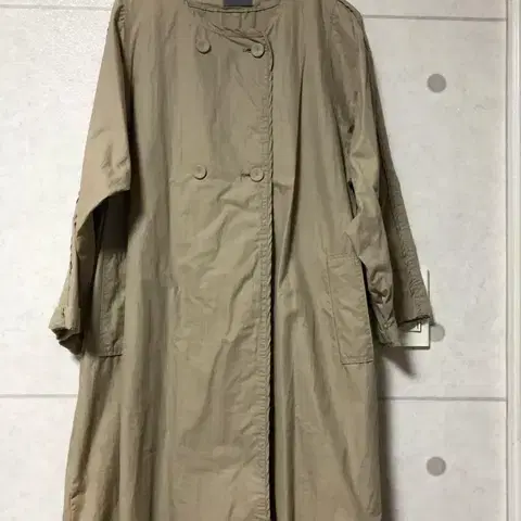 제평 바이민 바스락 오버핏 박시 라운드 야상 점퍼 자켓 코트 간절기