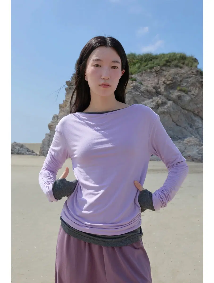 무브웜 워머티 라일락 S