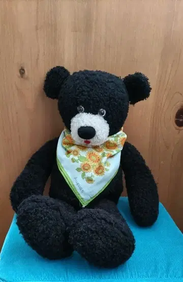 [ 레어 ] 선애로우 곰 봉제 인형 블랙 47cm