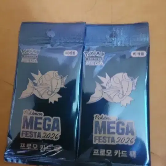 포켓몬 메가 페스타 2026 프로모 카드 팩 2개