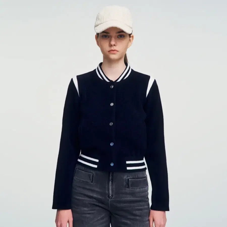 산드로 Sandro 25fw 바시티 자켓 55