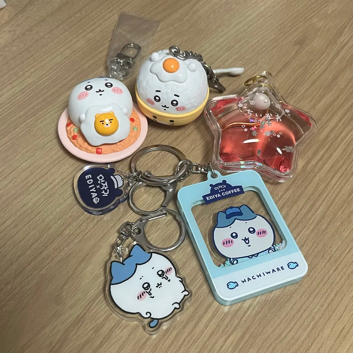 먼작귀 치이카와 하치와레 키링 가챠 소품 일괄 판매