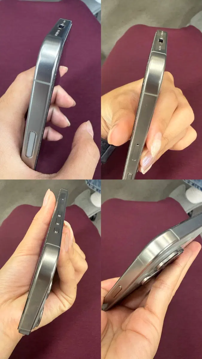 아이폰 16 프로 티타늄 색상 256GB+ 액정/케이스포함