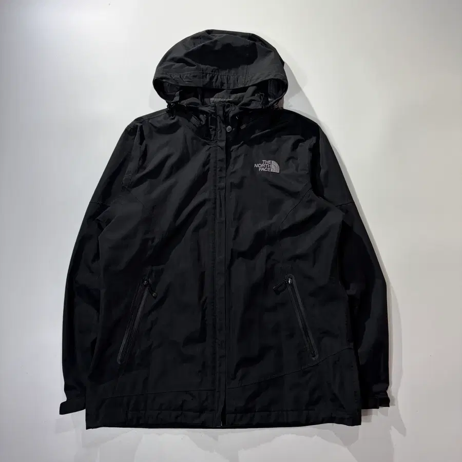 노스페이스 로고 후드 바람막이 자켓