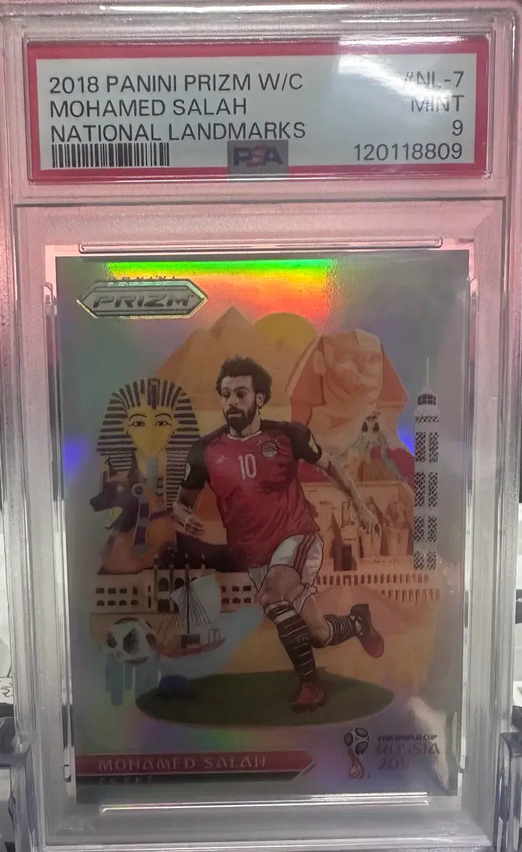 2018 파니니 프리즘 모하메드 살라 국대 랜드마크 psa9