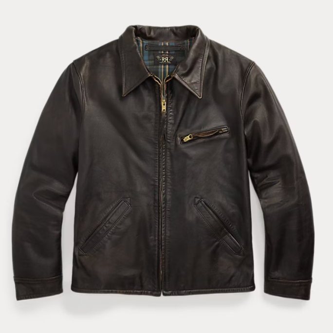 RRL 더블알엘 뉴스보이 레더자켓 XL -> L로 교환원합니다