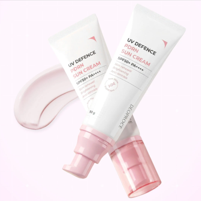 디오프러스 유브이 디펜스 PDRN 선크림 50g 유기자차 화잘먹 진정