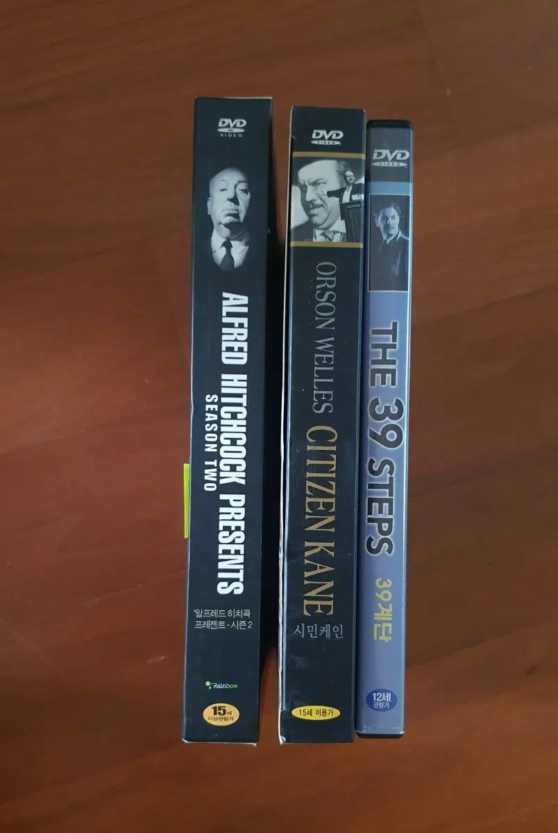 알프레드히치콕dvd9장. 프레젠트시즌2 /시티즌케인 /39계단