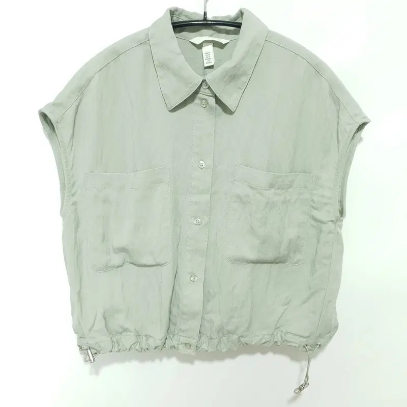 H&M 크롭 스트링 민소매 셔츠 XS_S2868