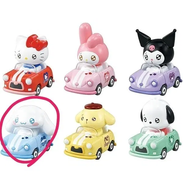 시나모롤 에모큥 미니카 피규어